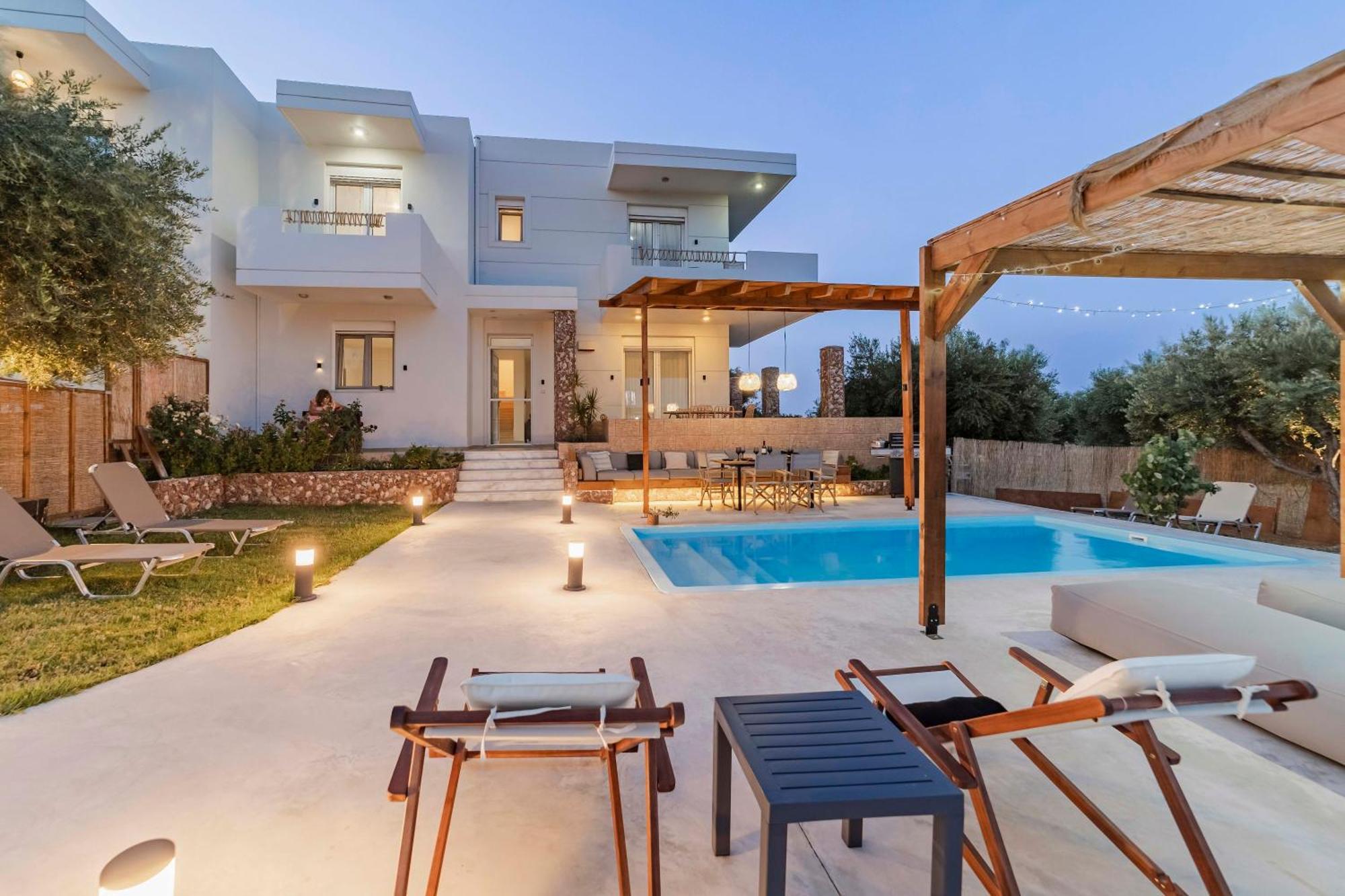 Villa Tranquility Psinthos Extérieur photo