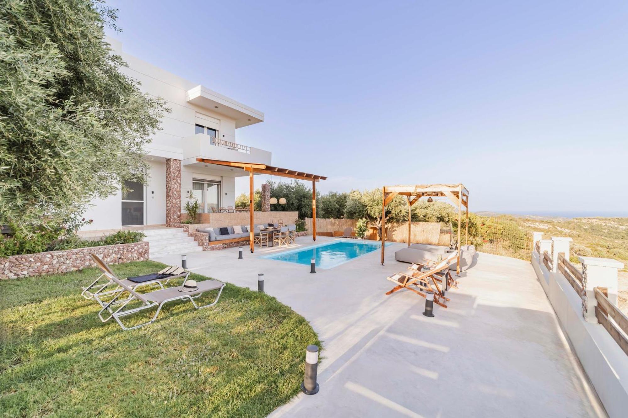 Villa Tranquility Psinthos Extérieur photo