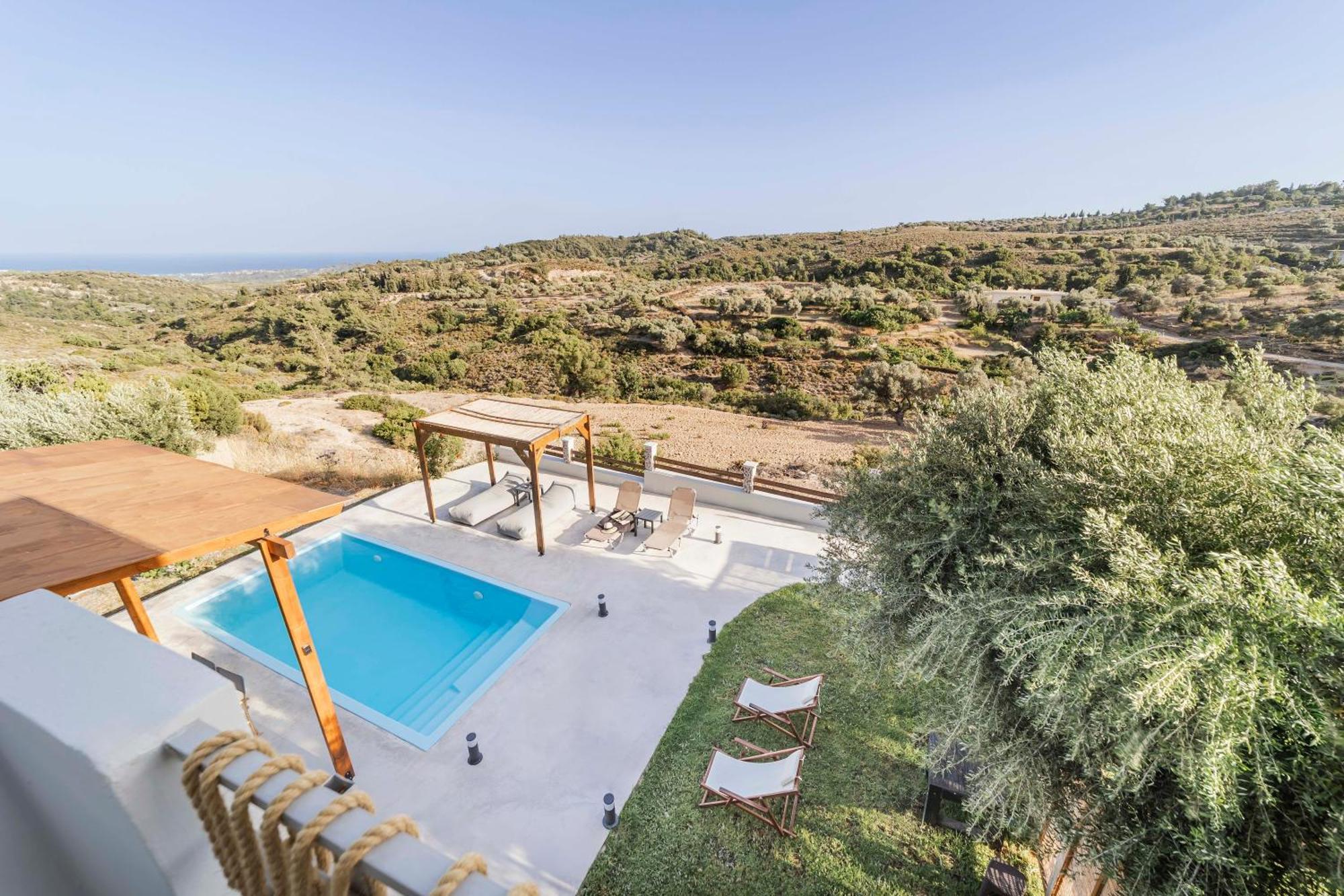 Villa Tranquility Psinthos Extérieur photo