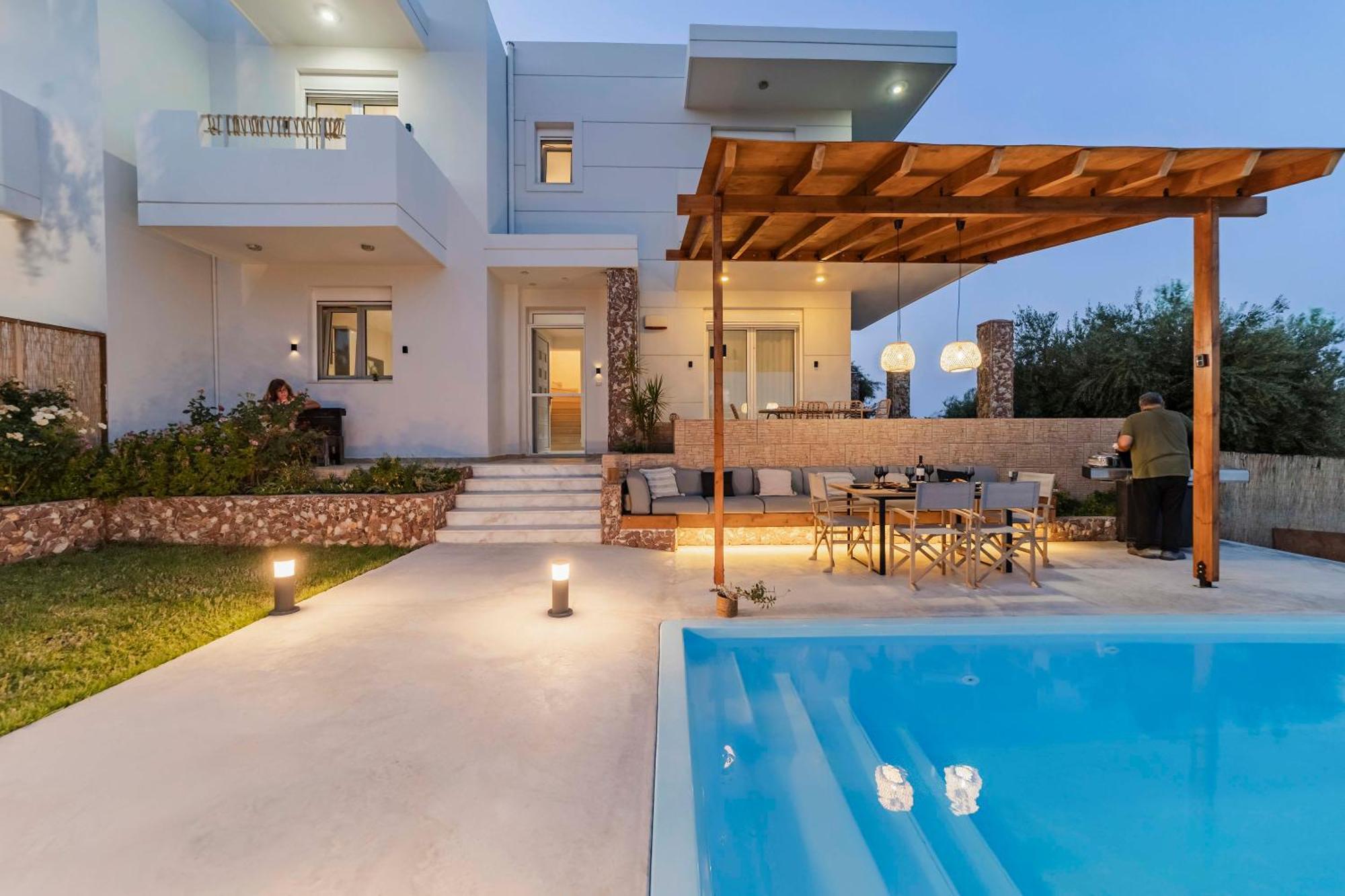 Villa Tranquility Psinthos Extérieur photo