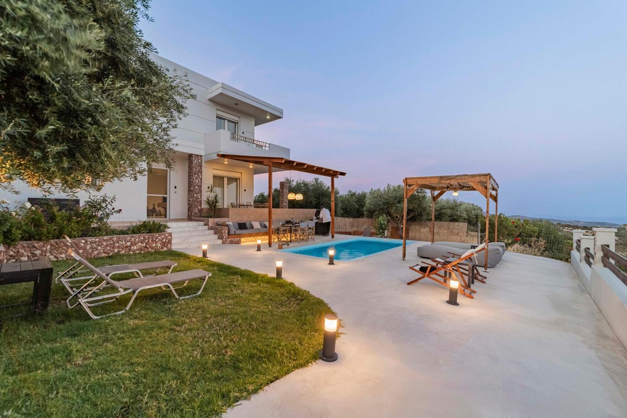 Villa Tranquility Psinthos Extérieur photo