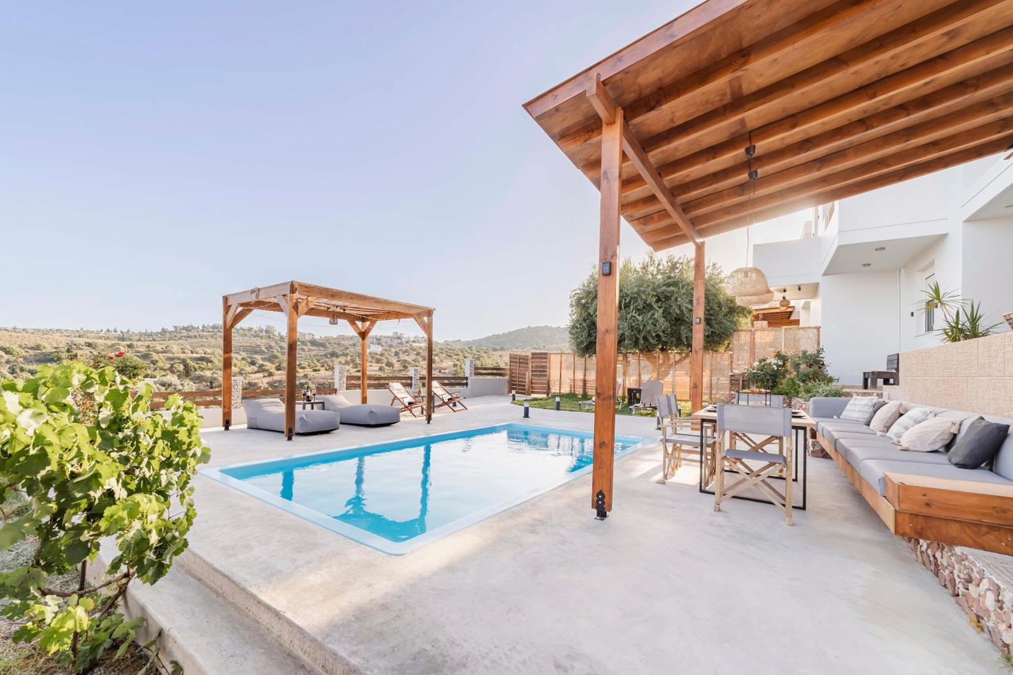 Villa Tranquility Psinthos Extérieur photo