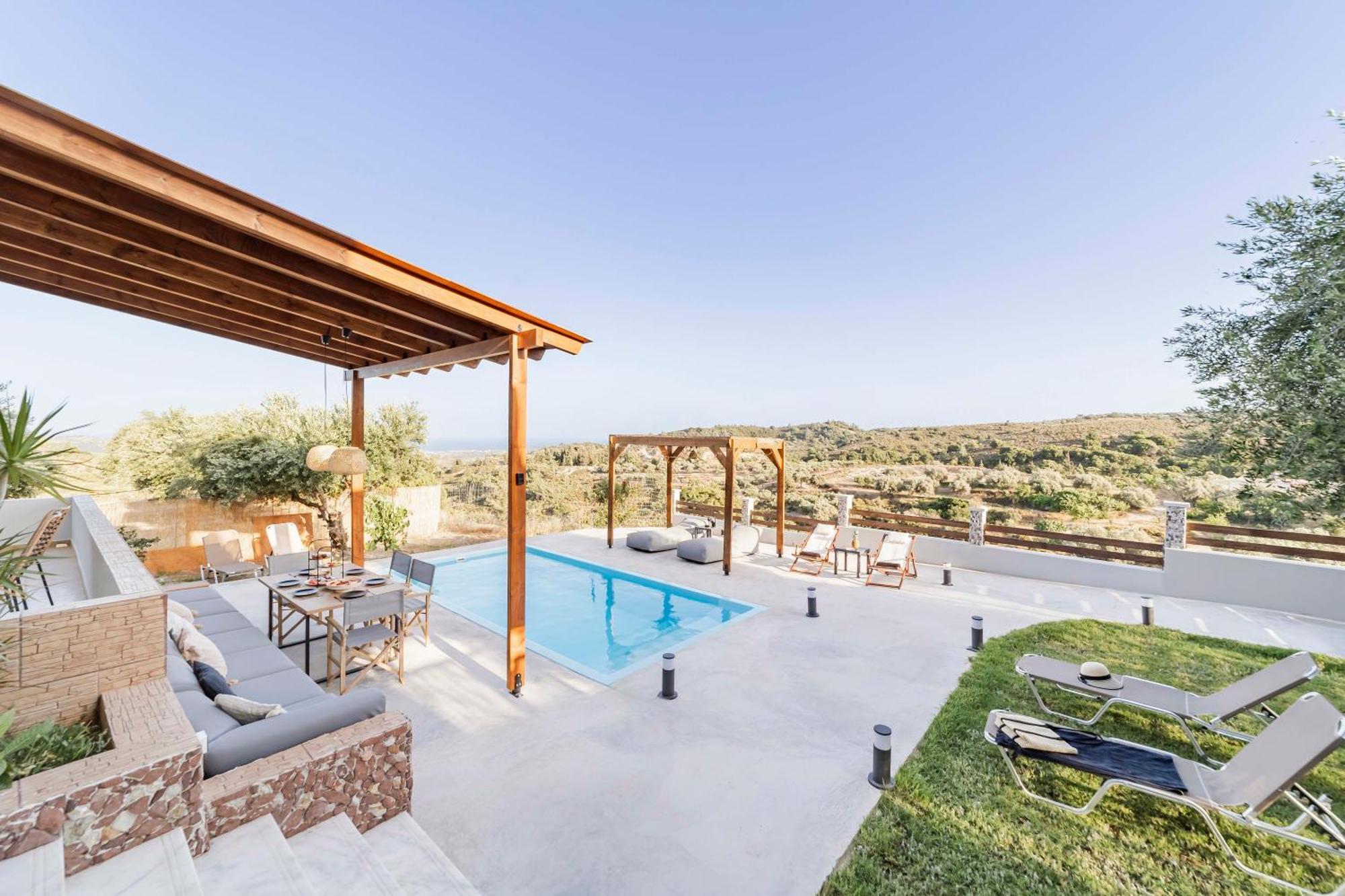 Villa Tranquility Psinthos Extérieur photo
