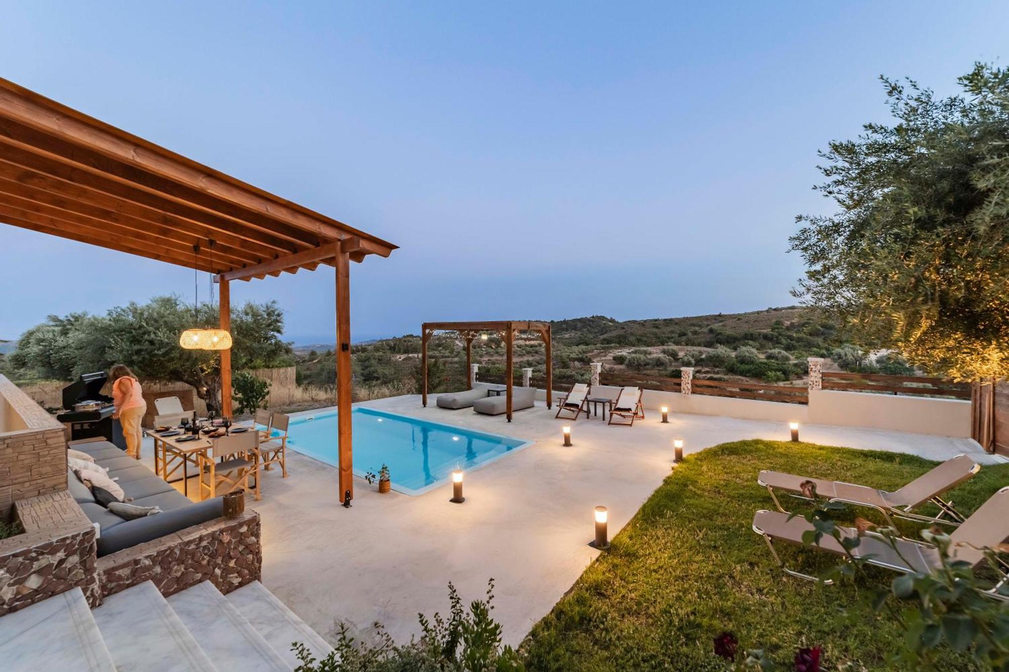 Villa Tranquility Psinthos Extérieur photo